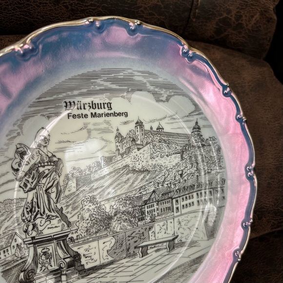 Kleiber Germany Vintage Pearl Plate Rare Collectible Feste Marienberg - Picture 5 of 10